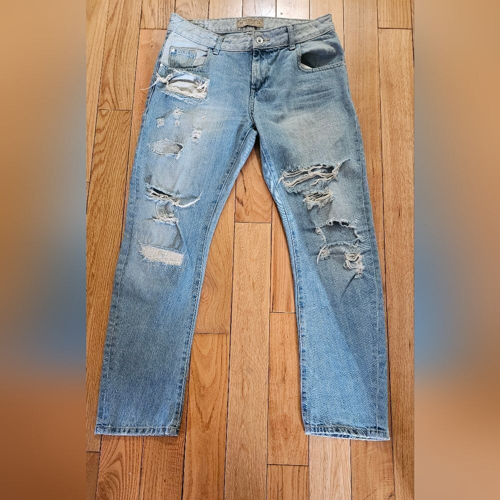 Zara Women's Jeans Size 2 Heritage Denim 100% Cotton